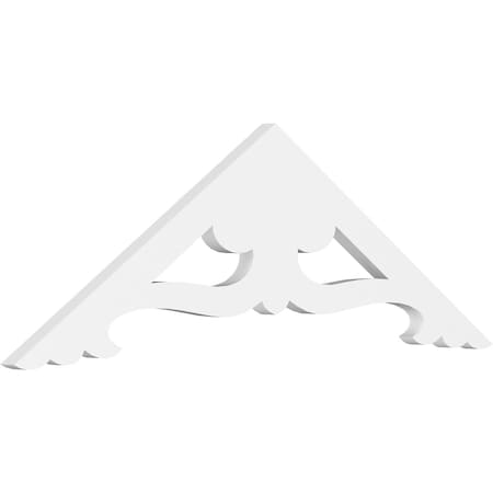 Pitch Cornelia Architectural Grade PVC Gable Pediment, 36W X 12H X 1P (8/12)